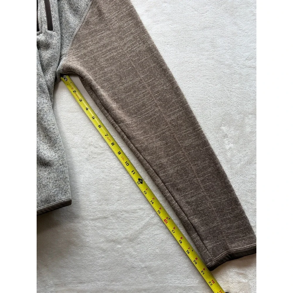 Patagonia Brown Better Sweater 1/4 Zip Pullover Mens Large Excellent